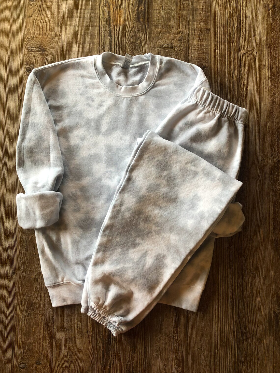 FUPHINE Damen Tie Dye Sweatsuit – 2-teiliges Jogger-Set Mit Kapuze (Langarm Pulli & Hose)