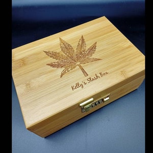 Blue Mandala - Premium Bamboo Stash Box with Metal Padlock and Keys - –  Stash House Supply Co