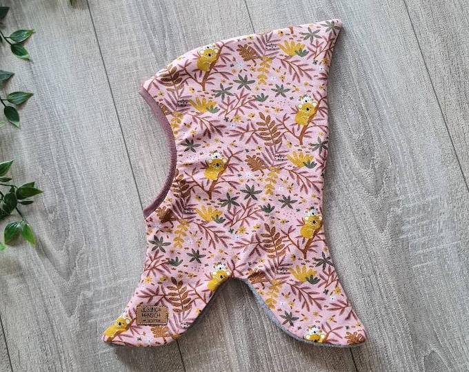Pointed hat, slip on hat, dwarf hat, winter hat, warm lined fleece jersey 42 - 57 baby child koala bear koalas flower flower TIDES