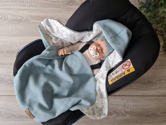 Couverture légère en tricot gaufré couverture pour bébé à la