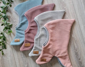 Rib Jersey Hipster Schlupfmütze Zipfelmütze Beanie Strick Rippenjersey Mütze Herbst Winter warm Baby Kind Mädchen Jungen GEZEITEN