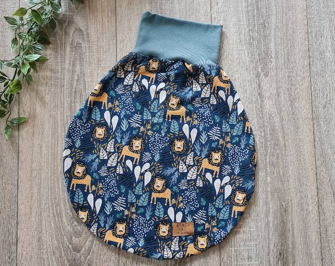 Swaddle bag sleeping bag romper sack blanket sweat soft jungle lion animals lions baby child unisex TIDES