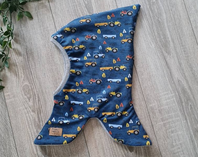 Stocking hat slip hat hat dwarf hat winter hat warm lined fleece jersey 42 - 57 baby child car tractor tractor TIDES