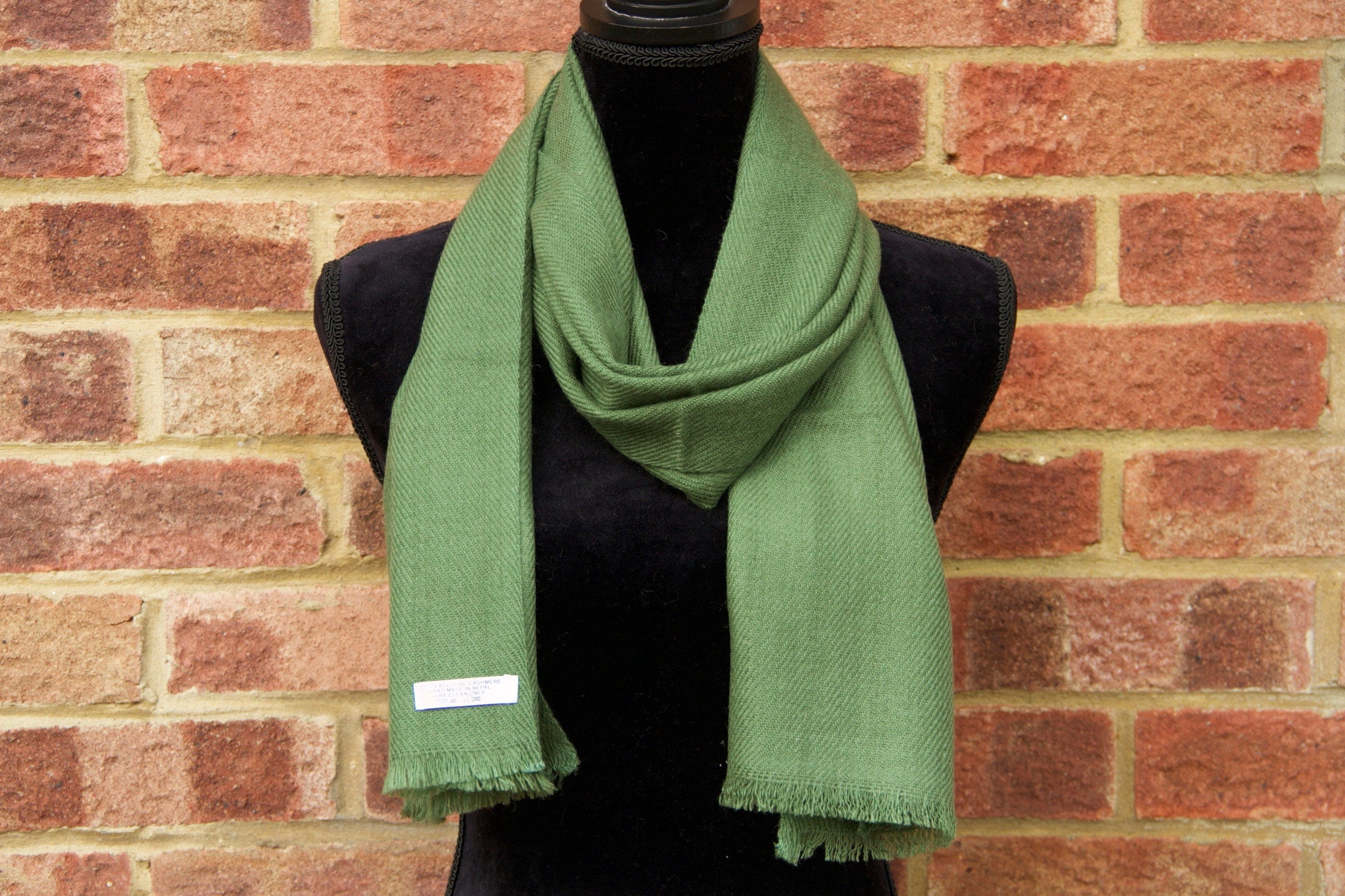 Cashmere Scarf Green Wrap Nepalese Soft & LightWeight Etsy