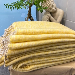 Lemon yellow best sale throw