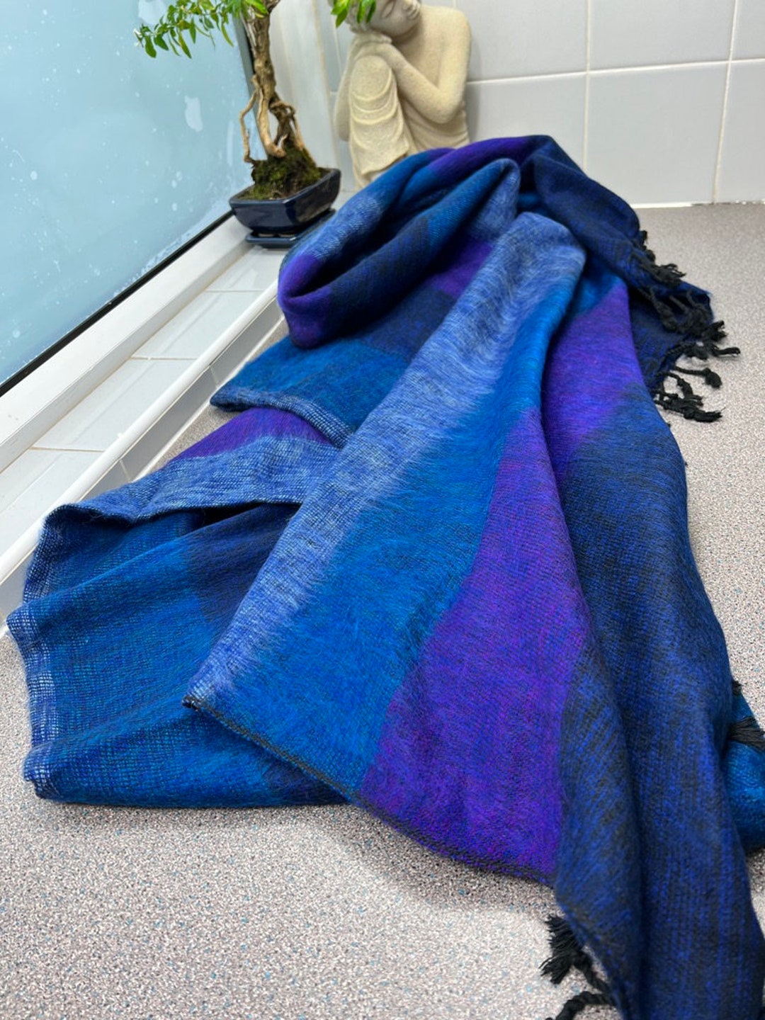 Wool Blanket Pattern24 Yak Shawl Soft Throws Travel Stole Light Weight