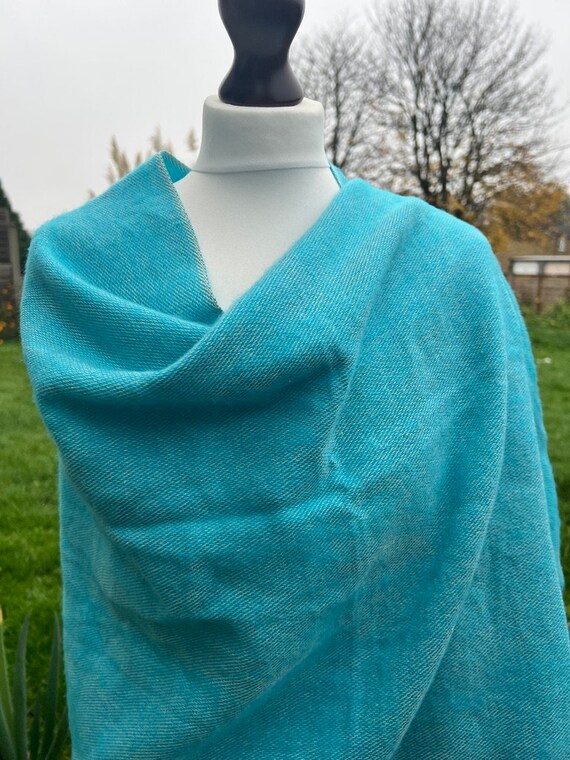 YAK WOOL FRINGE STOLE MIX COLOR