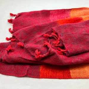 Shawl Yak Wool Blanket Pattern3 Soft Throws Large Scarf Travel Stole Light Weight Wrap Handmade 117cm * 240cm