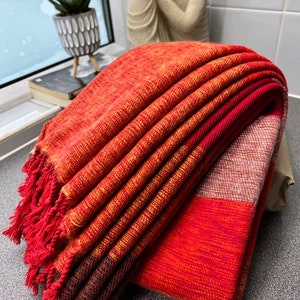 Wool Blanket Pattern15 Yak Shawl Soft Throws Travel Stole Light Weight Scarf Handmade 117cm * 240cm