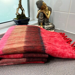 Shawl YakWool Blanket Pattern29  Wrap Soft Throws Travel Stole Light Weight Scarf Handmade 117cm * 240cm