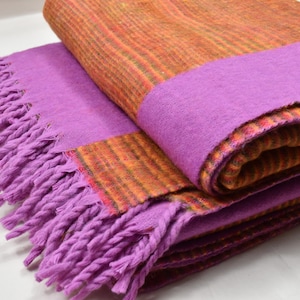 Tibetan Blanket Yak Wool Large Shawl Throw Elegant Soft Travel Sofa Wrap