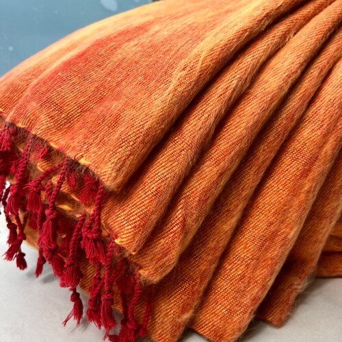 Yak Wool Blanket Soft Throws Large Elegant Travel Shawl Etsy