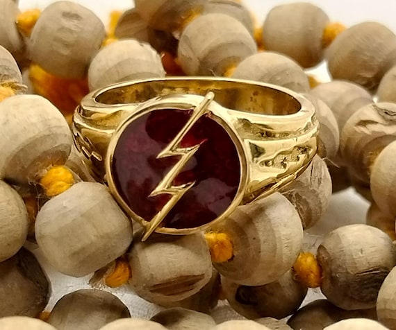Flash Ring, Sterling Silver Ring, Flash Point Ring, DC Comics, 14k Gold  Ring, Unisex Ring, Stackable Ring, Barry Allen Ring, Cosplay Ring