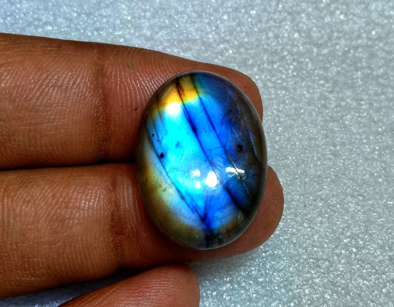 Fabulous Labradorite Oval CabochonAAA Exellent Quality25x18x7MMLoose Gemstone For Making Jewelry 24.30 cts .