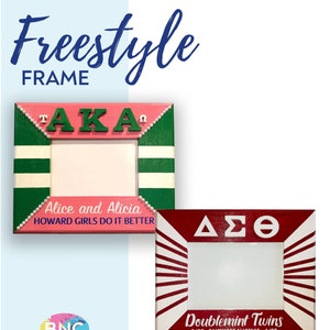 Freestyle Hand-Painted Picture Frames