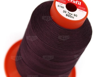 Serafil Polyester Sewing Thread Color 5198 Size 30 (TEX 90), Size 20 (TEX 135)