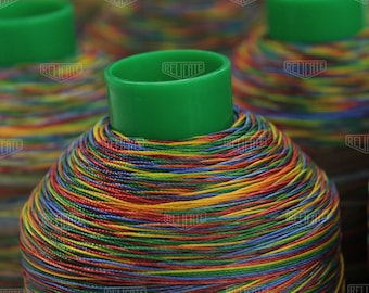 Amann Strongbond Variegated Nylon Rainbow Sewing Thread