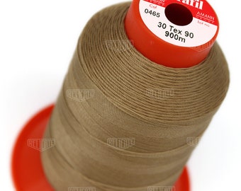 Serafil Polyester Sewing Thread Color 0465 Size 30 (TEX 90), Size 20 (TEX 135), Size 15 (TEX 210)