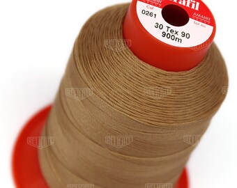 Serafil Polyester Sewing Thread Color 0261 Size 30 (TEX 90), Size 20 (TEX 135), Size 15 (TEX 210)