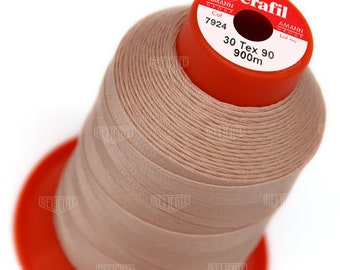 Serafil Polyester Sewing Thread Color 7924 Size 30 (TEX 90), Size 20 (TEX 135)
