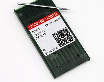 10 PCS Size 180/24 135X17 DPX17 Groz-beckert Industrial Chromium