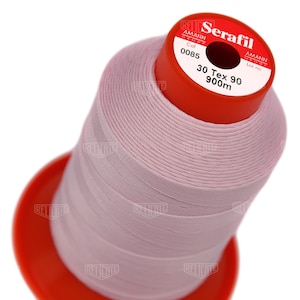 Serafil Polyester Sewing Thread - Size 30 (TEX 90), Size 20 (TEX 135), Size 15 (TEX 210), Size 10 (Tex 270) Color 0085