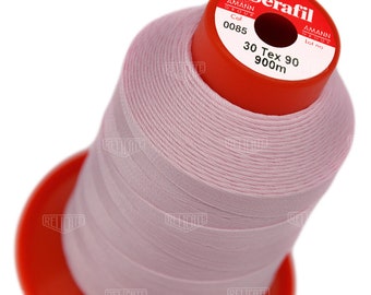 Serafil Polyester Sewing Thread - Size 30 (TEX 90), Size 20 (TEX 135), Size 15 (TEX 210), Size 10 (Tex 270) Color 0085