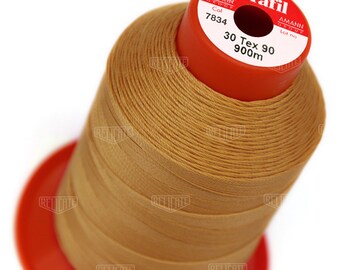 Serafil Polyester Sewing Thread Color 7834 Size 30 (TEX 90), Size 20 (TEX 135)