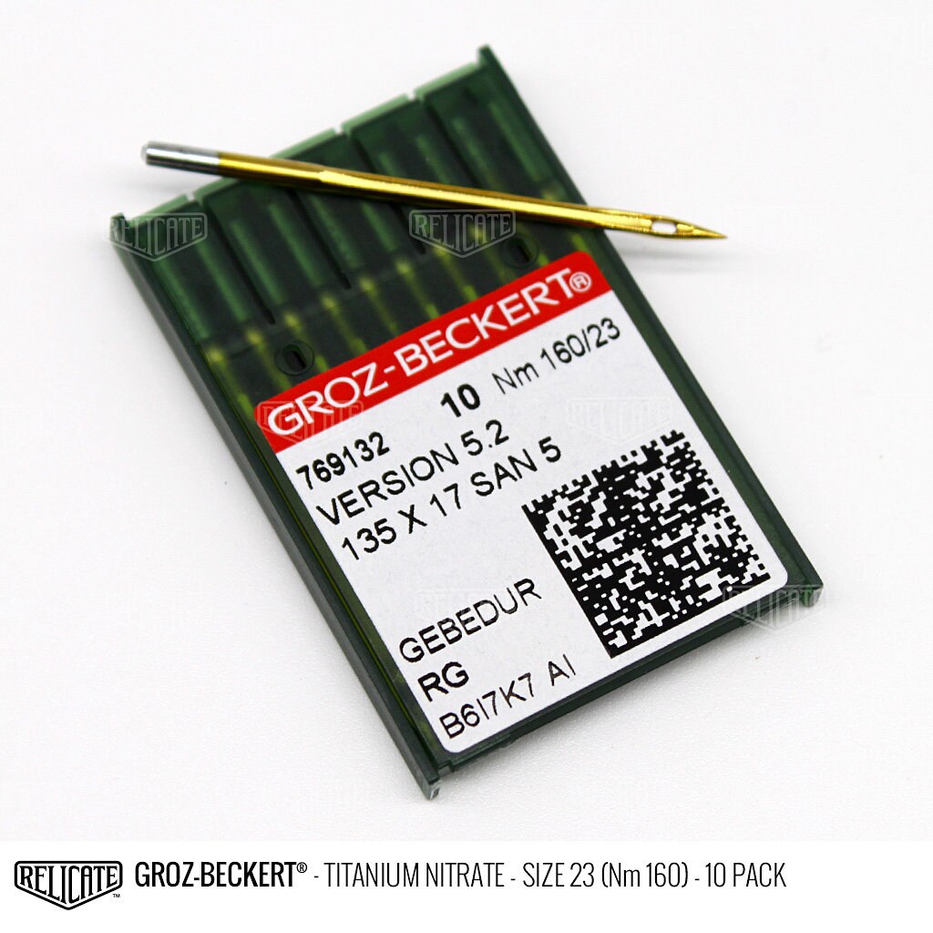 thumbnail image 2 of 20PCS Groz-beckert Db1 Dbx1 1738 Titanium Plated 100/16 Industrial Sewing Needle,Sewing Machine Needles 2 of 13