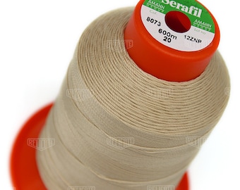 Serafil Polyester Sewing Thread - Size 20 and 15- TEX 135 and 210 - Color 8073