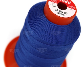 Serafil Polyester Sewing Thread - Size 30 (TEX 90), Size 20 (TEX 135), Size 15 (TEX 210), Size 10 (Tex 270) Color 1078