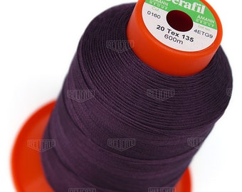 Serafil Polyester Sewing Thread - Size 20 and 15- TEX 135 and 210 - Color 0160