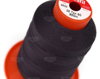 Serafil Polyester Sewing Thread Color 8833 Size 30 (TEX 90), Size 20 (TEX 135), Size 15 (TEX 210)