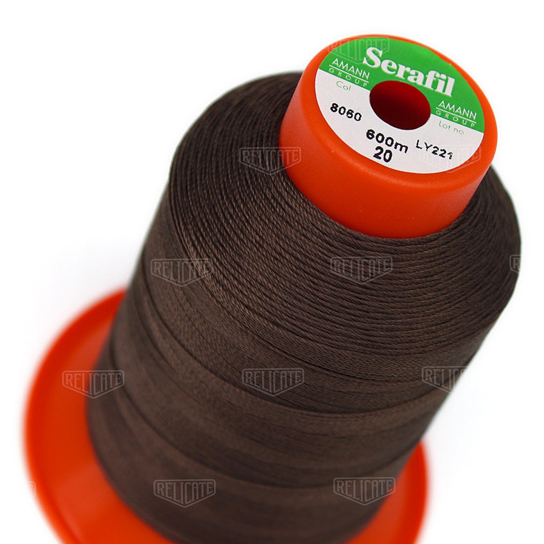 Serafil Polyester Sewing Thread - Size 20 and 15- TEX 135 and 210 ...