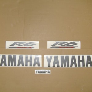 YZF-R6 2005 komplettes Ersatz-Abziehbild-Set voller Muster-Aufkleber-Kit Replik Restauration Restauration r6RJ09RJ05 5SL Embleme