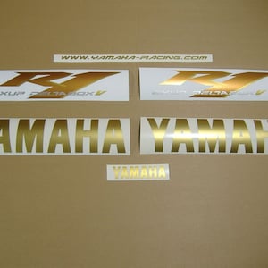 YZF-R1 2005-2006 SP Sport Performance complete replacement decals set full reproduction stickers kit replica restoration graphics RN12 r1