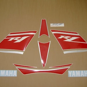 YZF-R1 2008 full decals stickers set kit replacement replica restoration graphics reproduction aufkleber pegatinas adesivi emblems 08