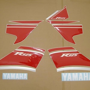 YZF-R125 2008 2009 decals stickers set kit replacement replica restoration graphics reproduction pegatinas aufkleber autocollants