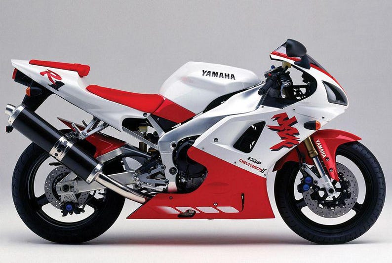 YZF-R1 1998 Decals Stickers Set Kit Replacement Replica Restoration ...