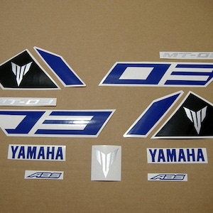 MT-03 2016 decals stickers set kit replacement replica restoration graphics reproduction adesivi pegatinas emblems logo adhesivos 17