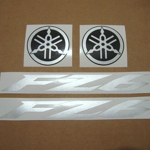 FZ6 2004-2005 complete decals replica stickers restoration graphics reproduction adhesives set kit logo emblems labels replacement