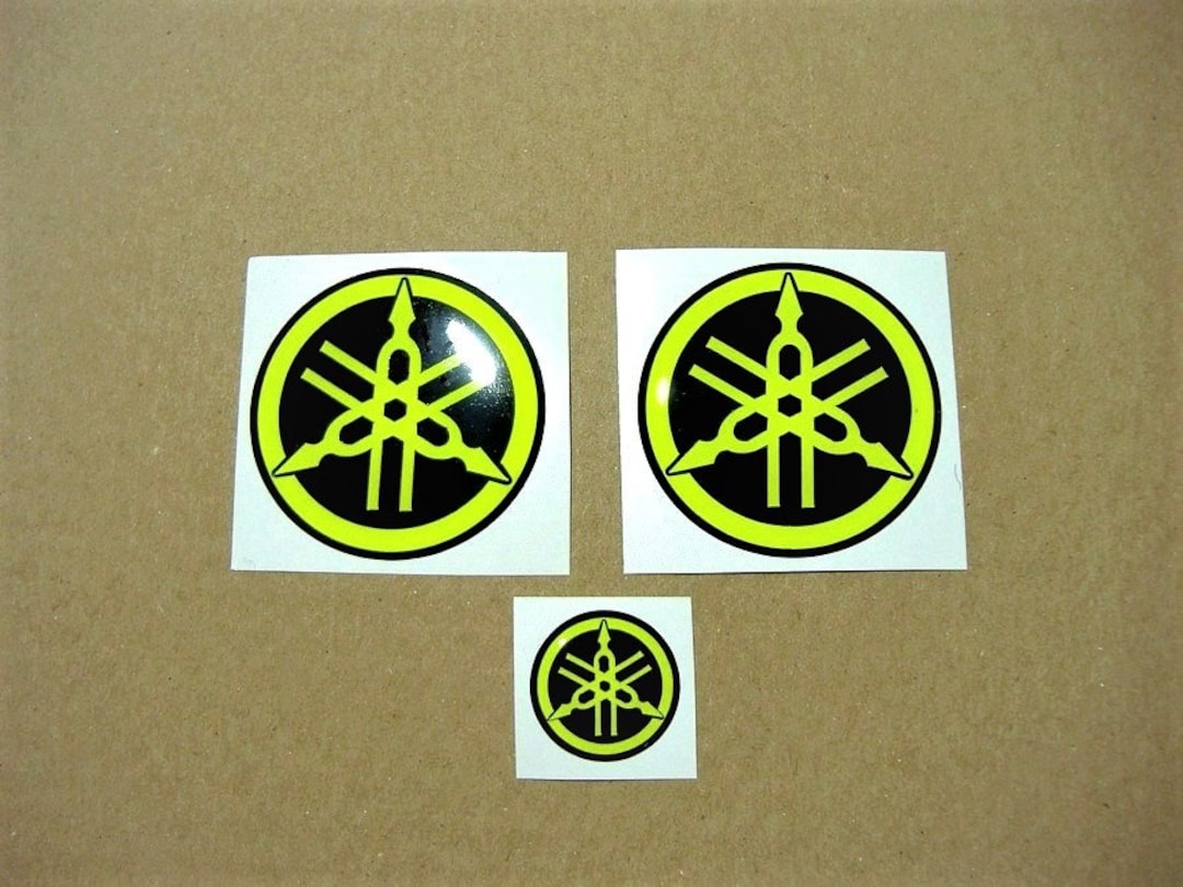 Gel 3D Gas Tank Emblems Silicone Bold Raised Decals Stickers