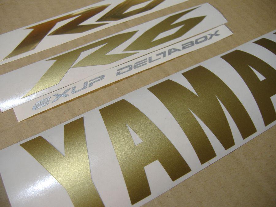 YZF-R6 2009 Decals Stickers Set Kit Replacement Replica Restoration ...