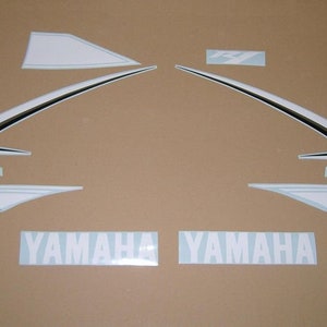 YZF-R1 2009 complete replacement decals set full restoration stickers kit replica graphics reproduction pattern mark r1 rn22 14b yzf emblems
