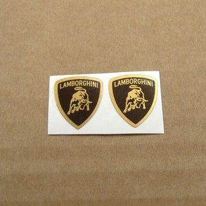 Lamborghini key fob sticker emblems for Gallardo and Murcielago folding keys decals logo replacement aftermarket mark lp640 lp560