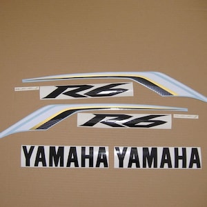 YZF-R6 2013 decals sticker set kit replacement replica restoration graphics reproduction aufkleber pegatinas adesivi RJ15 13S emblems