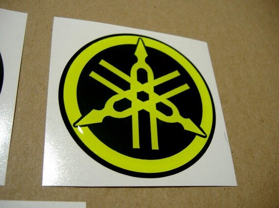 FUEL GAS TANK FAIRING FENDER CHROME GOLD EMBLEM BADGE STICKER OEM NEW FOR YAMAHA