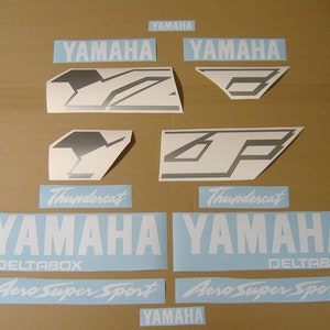 YZF 600R Thundercat 2000-2001 decals stickers set kit replacement replica restoration graphics reproduction 600 pattern mark emblems