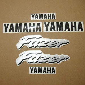 Fazer FZS 600 1999- 2001 complete replacement decals set full restoration stickers kit replica graphics reproduction pattern emblems fz600