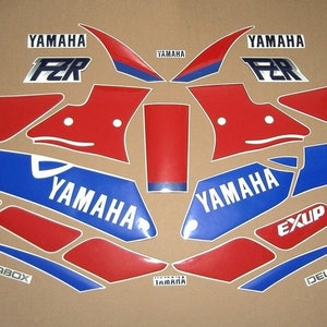FZR 1000 Exup 1989 Aufkleber Aufkleber Set Ersatzreplik Restauration Grafik Reproduktion 3gm Reproduktion Muster Mark Emblem